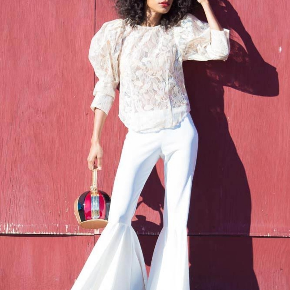 Cream Blouse